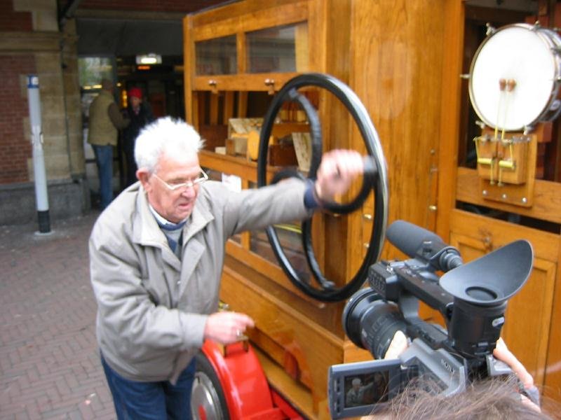 Draaiorgel op een evenement
