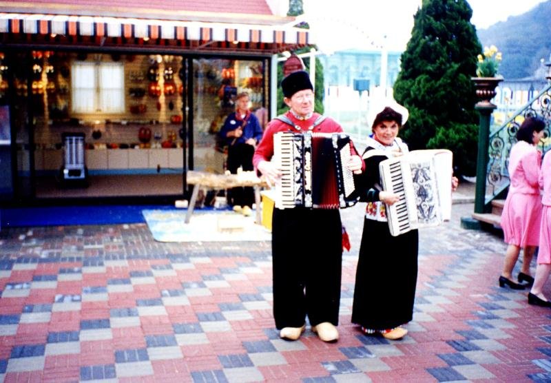 Draaiorgel bij een evenement